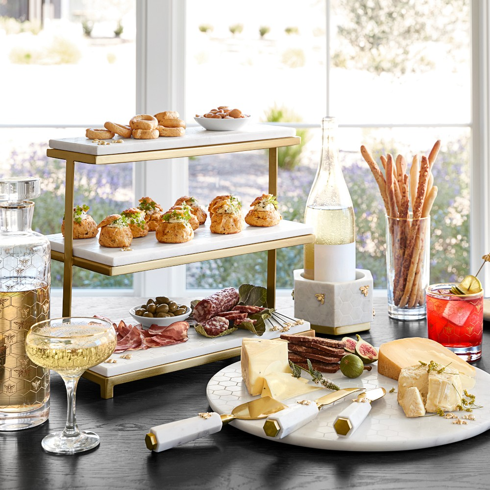 Honeycomb 3-Tiered Stand