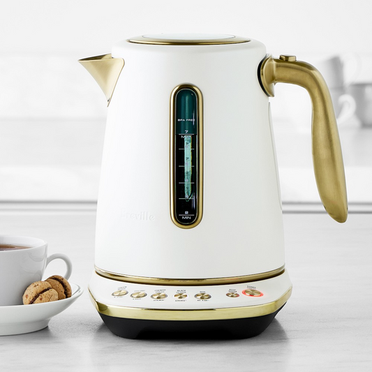 Breville Smart Kettle Luxe, Sea Salt & Brass